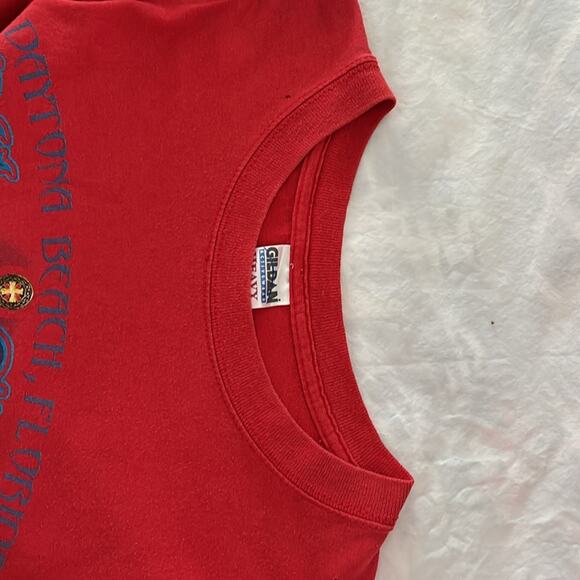 Mens size L Daytona Bike Week 2007 Vtg. Gildan short sleeve tee. Great graphics. - Picture 8 of 9